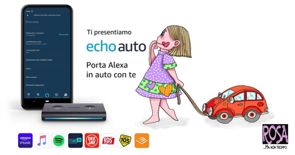 echo auto di Alexa poster