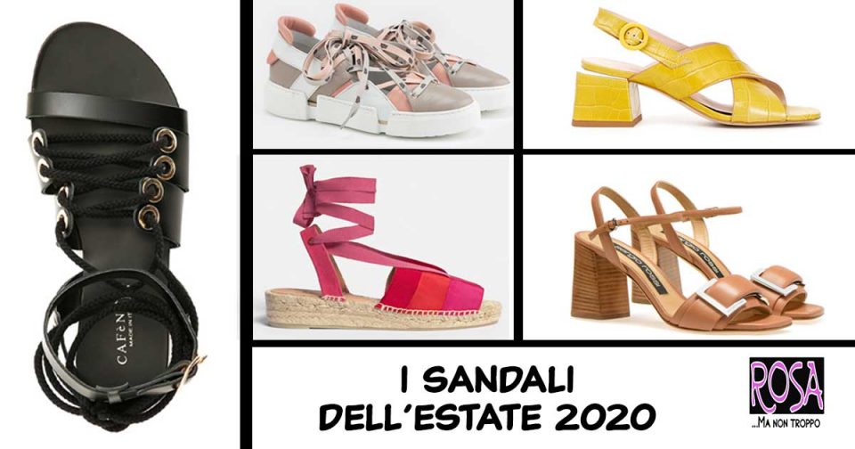 i sandali dell'estate 2020