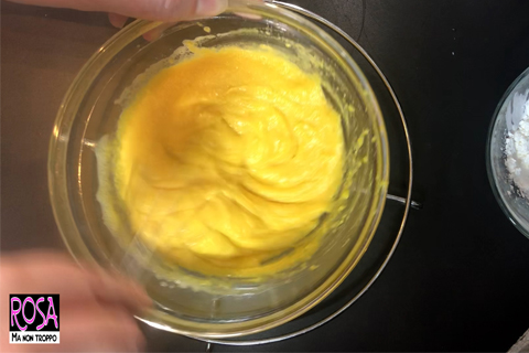 come si presenta la crema fuori dal forno