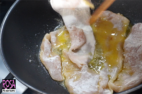 cucinare le scaloppine di pollo al limone